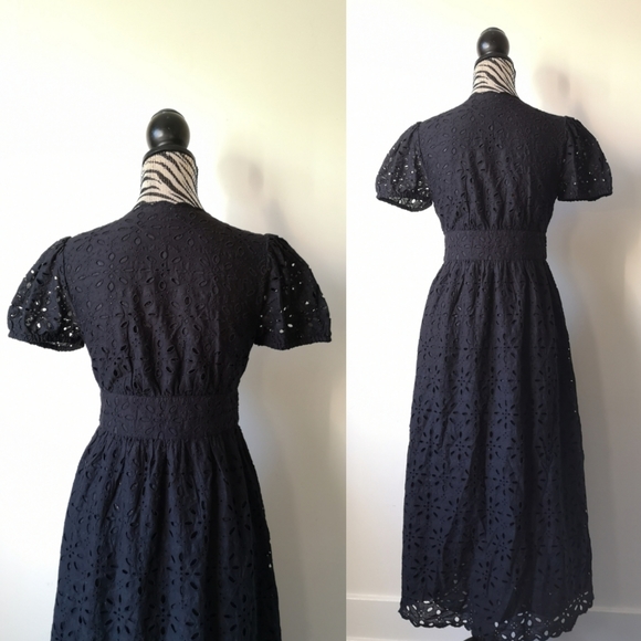 HOLD! Wilfred Jubilee black eyelet dress - Picture 4 of 4